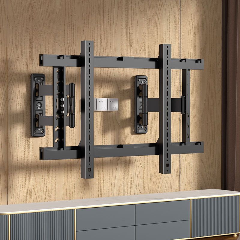 Sance ultra-thin TV telescopic rack 55 65 75 85 98 100-inch double wall panel fine-tuning embedded wall hanging