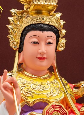 速发 姥英寸树脂九龙凤椅地母摆君神像后土皇地祇地1娘娘元