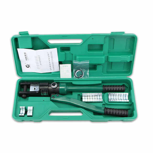 Positive integral manual hydraulic clamp crimping pliers cable copper aluminum nose crimping pliers YQK-70/120/240/300