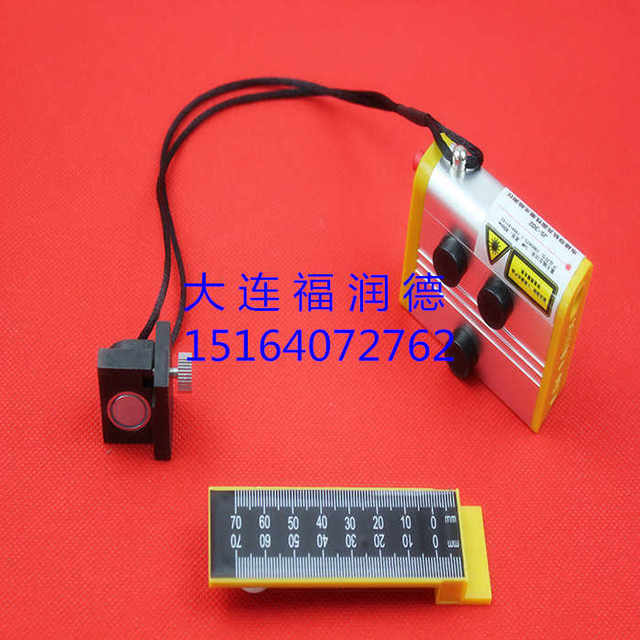 Elevator guide rail coplanarity laser detector/calibration instrument/laser rail calibration instrument/calibration ruler/calibration ruler