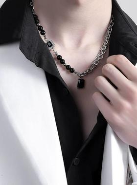 ACC 项链男轻奢小众高级感配饰不掉色新款珍珠男生吊坠爆款锁骨链