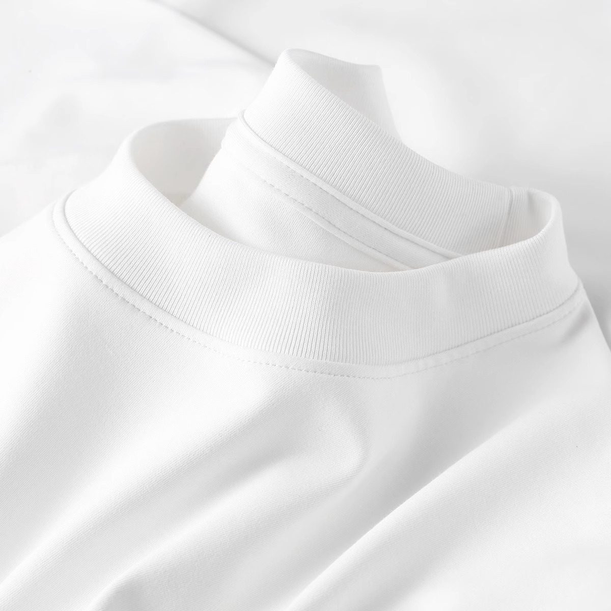 MAROLIO~T恤界的天花板！高颜值弹力丝光棉250g重磅白色短袖男女,淘宝优惠券,粉丝福利购,淘宝优惠卷