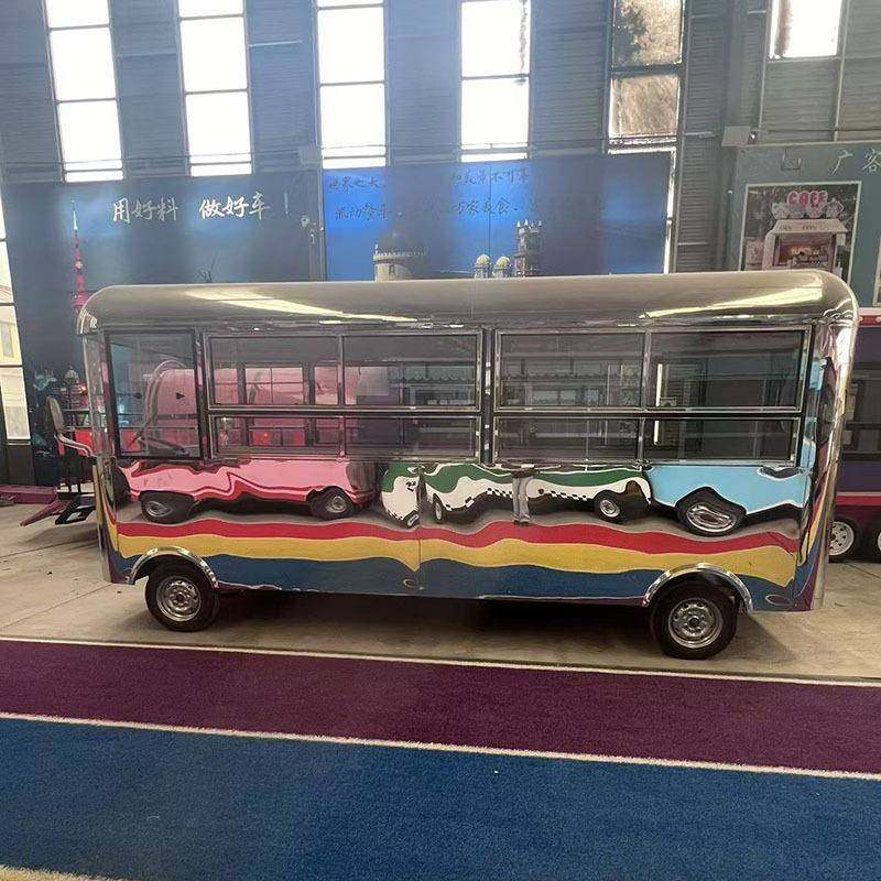 四轮炸串冷餐车网红摊电动VBW餐车多功动能商用餐车饮摆车可移美 - 图1