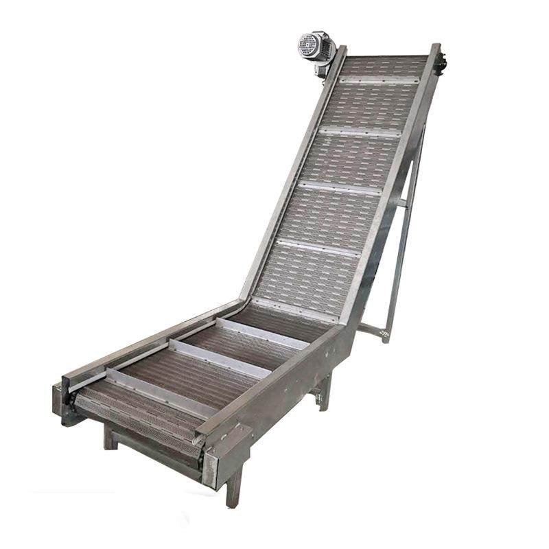 不锈钢链板提升机耐磨大型刮板输送机传送带玉米面粉爬坡输送机,淘宝优惠券,粉丝福利购,淘宝优惠卷