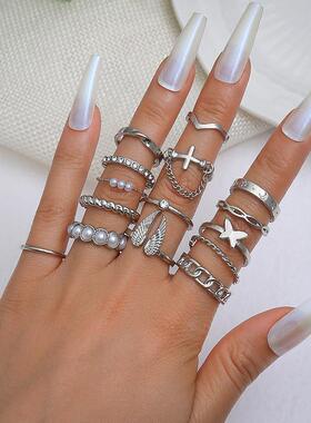极速hot-selling index finger tail Joint ring set knuckle rin
