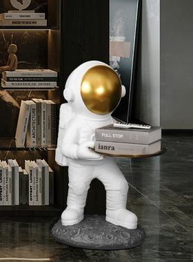 极速北欧创意太空人摆件大型落地家居W装饰品客厅电视柜沙发旁玄