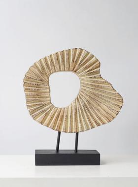 现代宅寂树脂人物摆件书房样板间客厅相框复古风家居工艺品装饰品