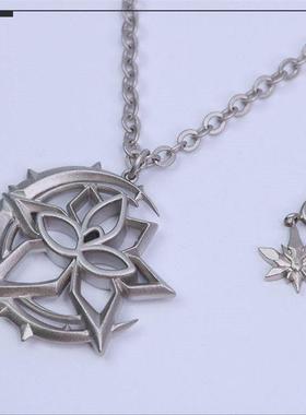 【崩坏3】爱莉希雅「真我」刻印金属项链2022时尚原创小众礼物