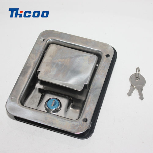 斯科A7831不锈钢面板锁现代简约货车工程机械车门锁拖车挂锁MS866 - 图0