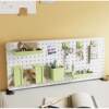 Desktop storage hole plate without hole punching