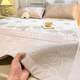 Summer ice silk cool mat three-piece set cool bed sheet student dormitory single summer soft mat foldable summer cool mat