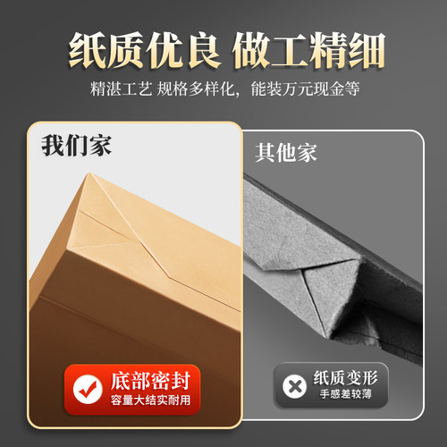 信封装现金信封牛皮纸现金袋定制工资袋装钱的袋子万元现金收纳袋慰问金年会年终奖送钱奖金钱大号存钱袋红包 - 图2