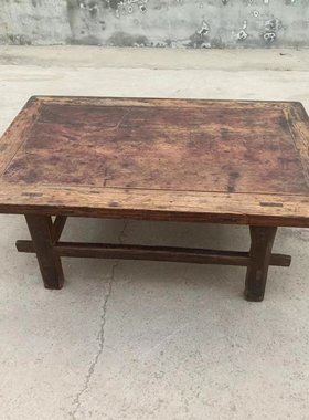 怀旧老物件老式榆木椅子农村小板凳旧家具复古民俗展览馆摆件道具