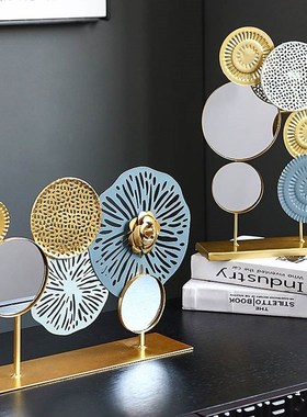 现代简约轻奢家居客厅电视柜酒柜装饰品摆设创意办公室样板间摆件