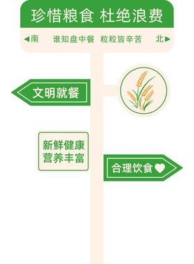 好货食堂文化墙贴网红员工餐厅墙面装饰珍惜节约粮食光盘行动标语