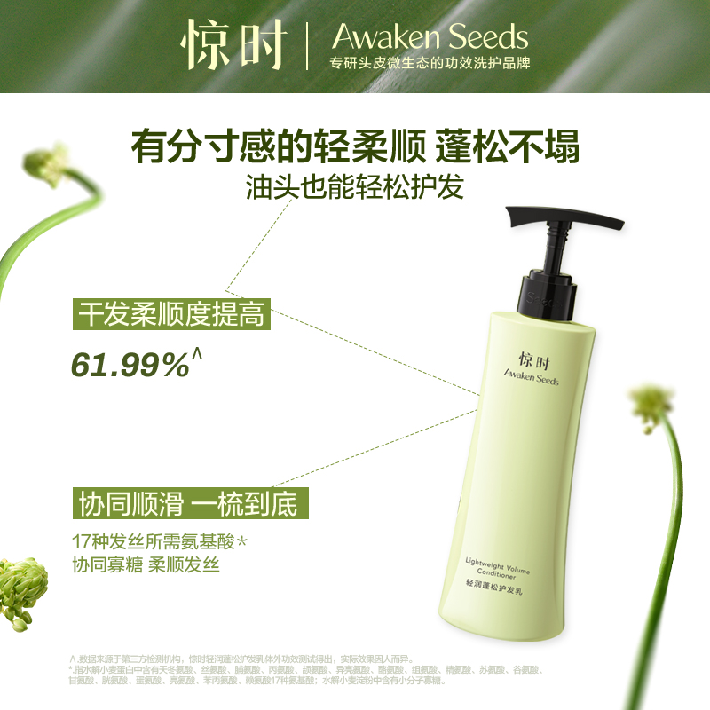 【李佳琦直播间美妆节付定金】珀莱雅旗下惊时控油蓬松洗发水组合