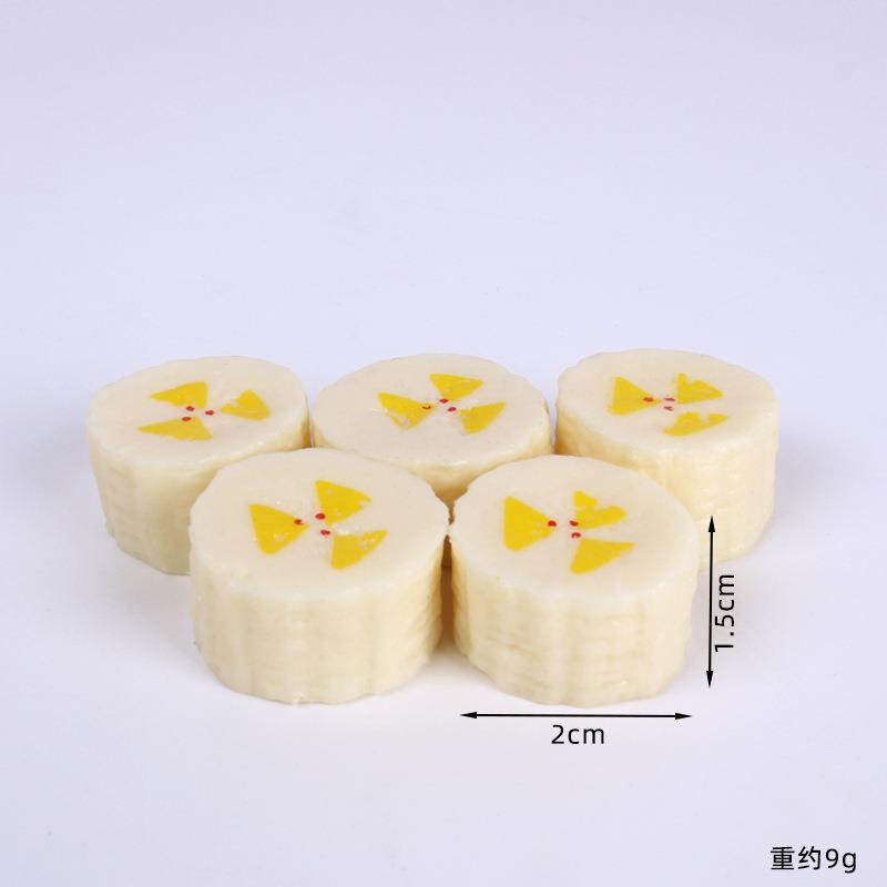 PVC仿真水果香蕉段d立体冰箱贴小饰品ins留言磁力贴吸铁石黑板贴 - 图0