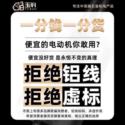 100L1-4极全新YE3系列三相异步马达国标2.2KW电机380V三相全铜 - 图2