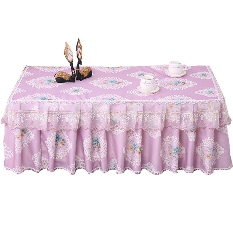 新款茶几罩套裙式烤火桌套全包长方E形电炉罩餐桌罩电视柜罩桌布,淘宝优惠券,粉丝福利购,淘宝优惠卷