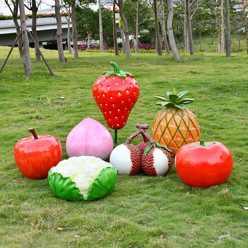 园林景观装饰户外花园庭院大雕塑玻璃钢仿真植物模型水果蔬菜摆件,淘宝优惠券,粉丝福利购,淘宝优惠卷
