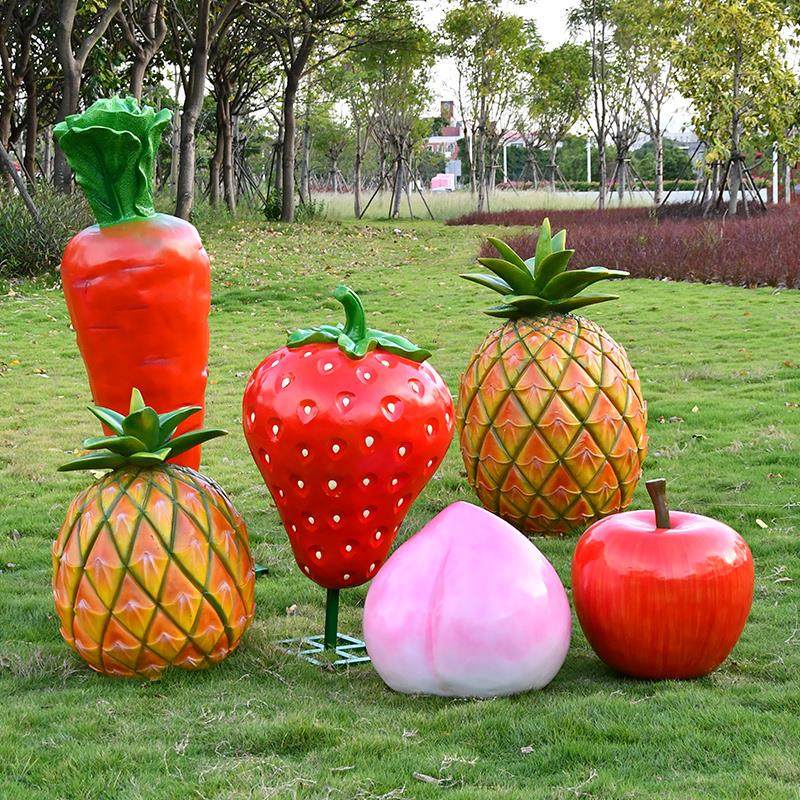 园林景观装饰户外花园庭院大雕塑玻璃钢仿真植物模型水果蔬菜摆件,淘宝优惠券,粉丝福利购,淘宝优惠卷