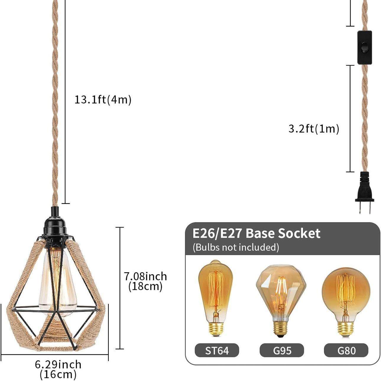 中山复古风吊灯热采5米麻绳吊线可调节长度多种搭配楼梯吊灯,淘宝优惠券,粉丝福利购,淘宝优惠卷