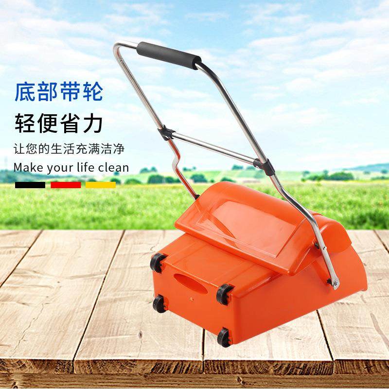 新款环卫防风带轮子垃圾斗塑料簸箕保洁可推拉垃圾收集器不锈钢管,淘宝优惠券,粉丝福利购,淘宝优惠卷