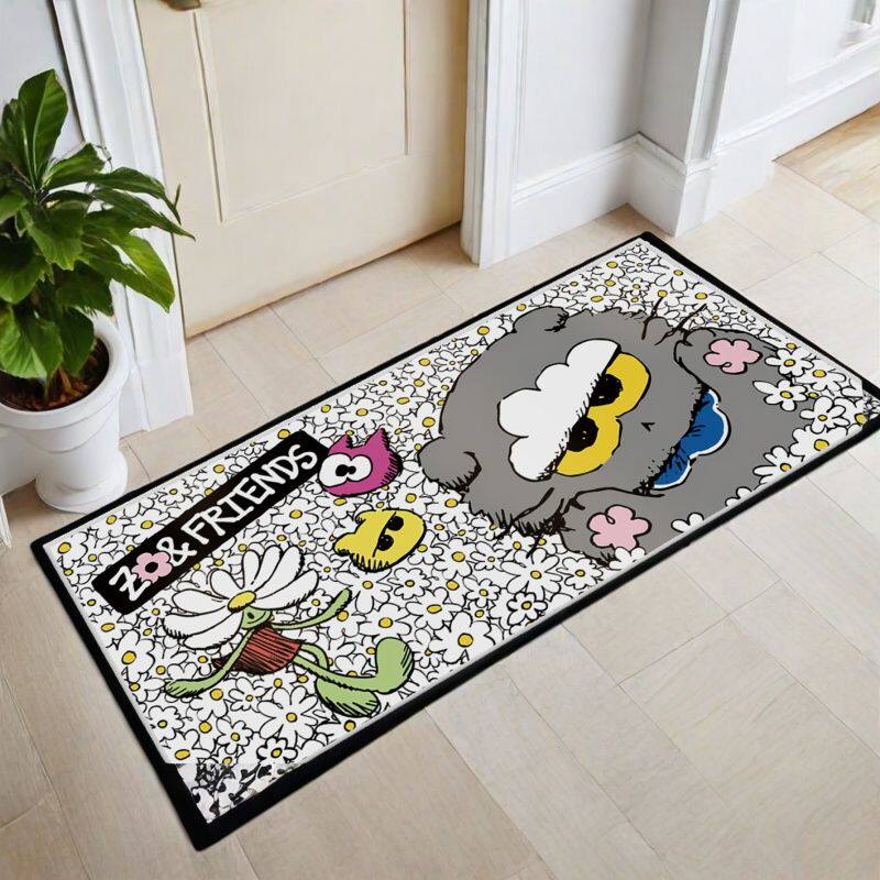 GD权志龙INS同款地毯明星周边ZOA猫咪圈绒大厅卧室生日礼物地垫