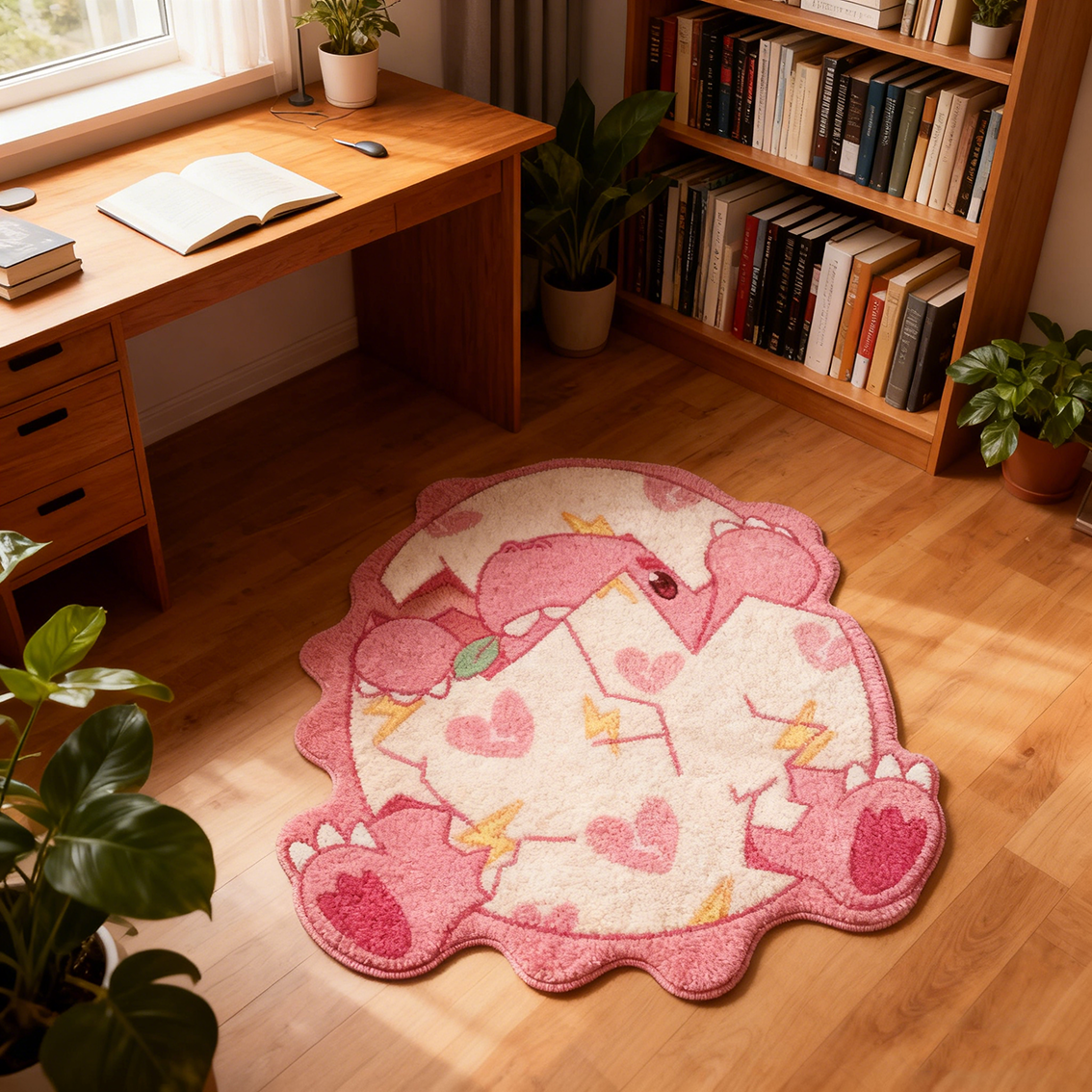 汪苏泷素龙抱抱地毯十万伏特周边软萌可爱破蛋壳床边垫宠物书桌垫,淘宝优惠券,粉丝福利购,淘宝优惠卷