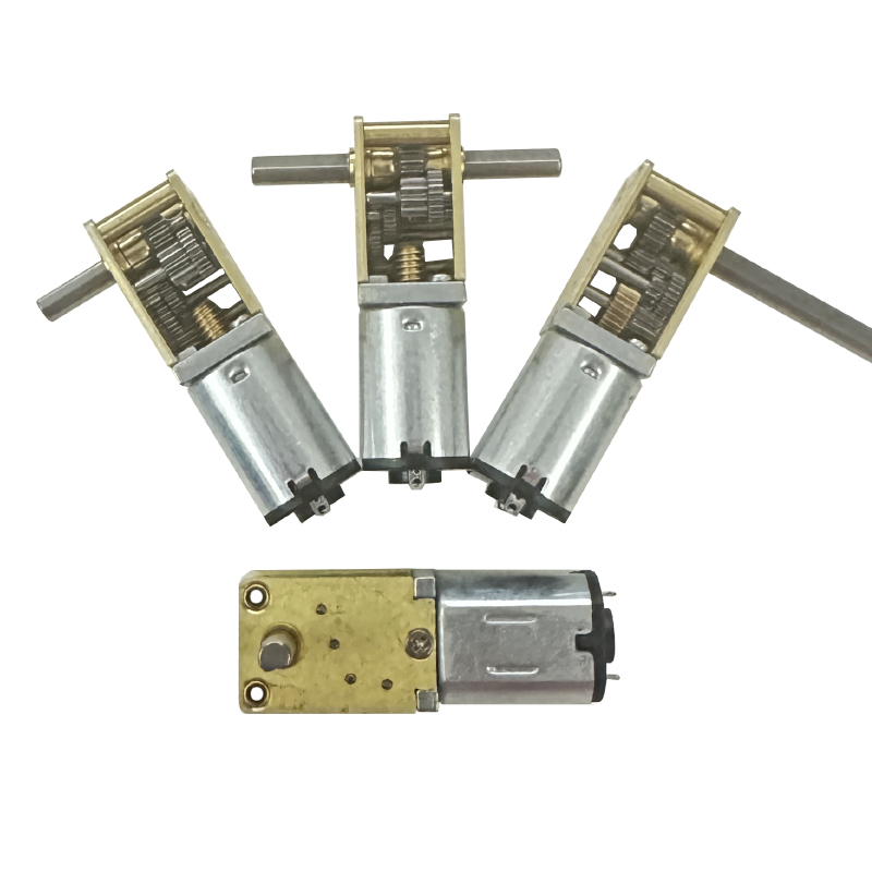 1218-N20微型直流减速电机蜗轮蜗杆自锁双轴加长轴3V6C12V大扭矩 - 图3