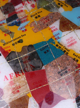 欧式宝石地球仪金属支架拉丝工艺办公室酒柜客厅书房摆件装饰送礼