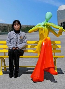 玻璃钢雕塑音乐人乐队造型运动员人物小区公园美术院大型落地摆件