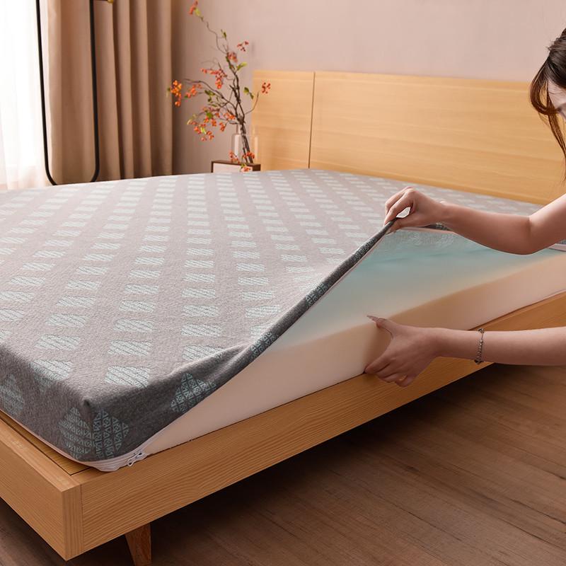 39n可拆洗垫子床垫软垫家用榻榻米海绵记忆棉可折叠宿舍酒店用床 - 图2