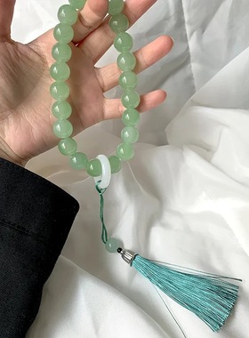 云深雾浅 豆青菩提 古风盘玩珠串汉服旗袍配饰手串手持文玩手捻