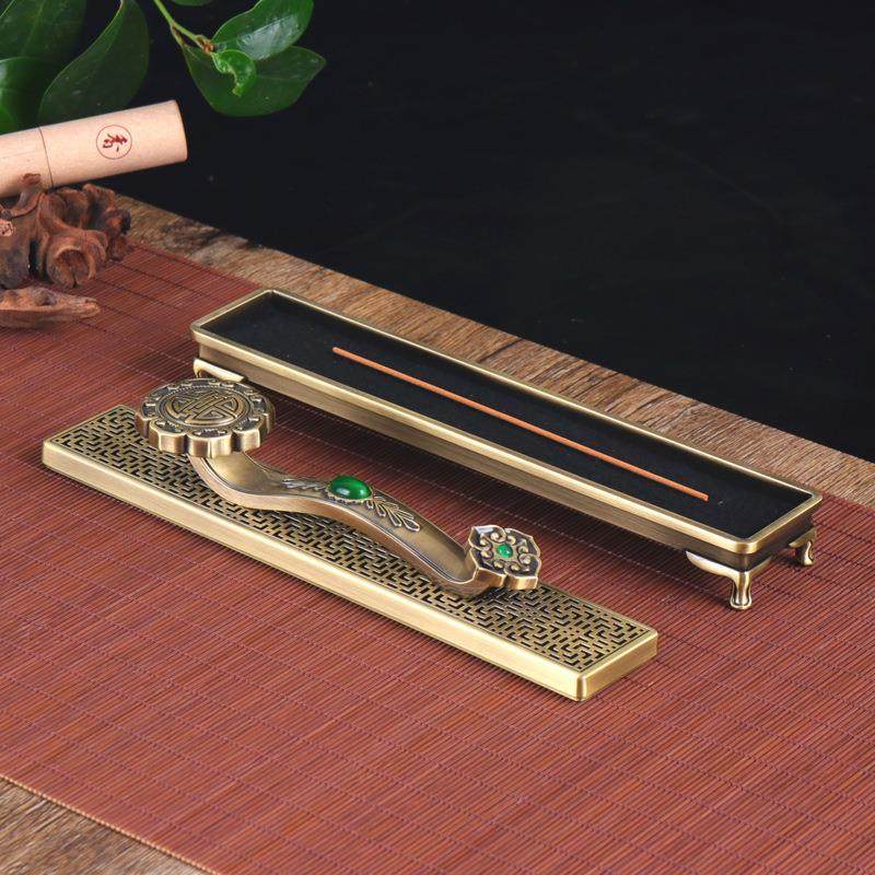 如意合金卧香炉家用室内线香炉香盒香插檀香沉香熏香炉仿古香薰炉,淘宝优惠券,粉丝福利购,淘宝优惠卷