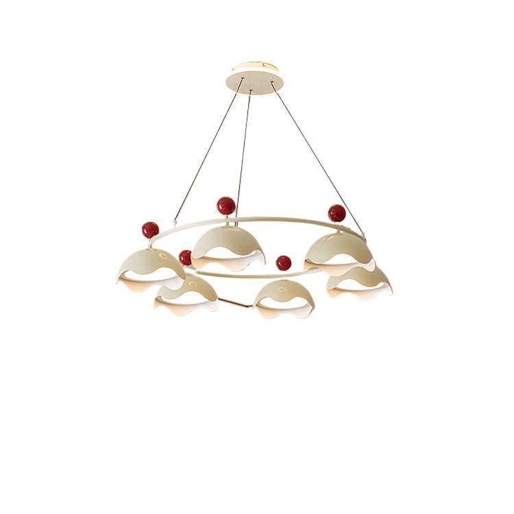 现代简约客厅吊灯大厅主灯法式奶油风2025新款网红蛋壳房间餐厅灯,淘宝优惠券,粉丝福利购,淘宝优惠卷