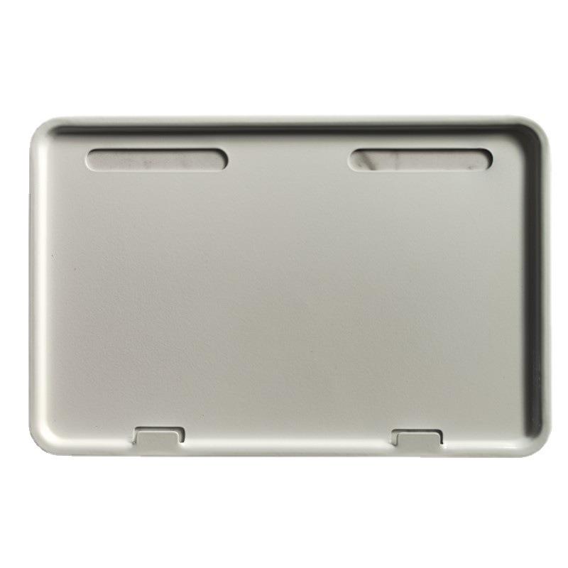 江西广西新国标电动车牌架摩托车牌照保护套14*22号牌防折框定作 - 图0