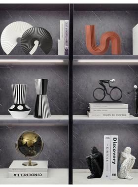 北欧客厅样板房间家居软装饰品摆件艺术轻奢高档电视酒柜小众高级