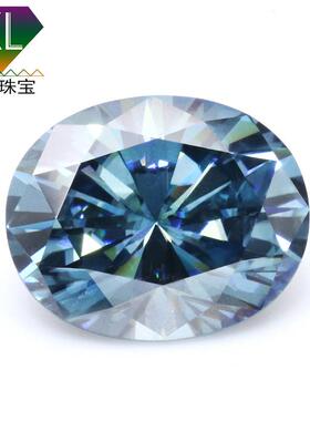 坦桑蓝色莫桑形钻彩色蛋/XLZML001莫桑.裸石12/3/05克拉测钻笔