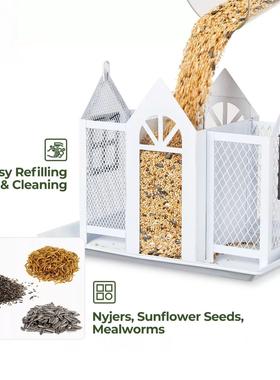 新品新款喂鸟金属工艺品装饰品户外用品仿真摆件挂件定制