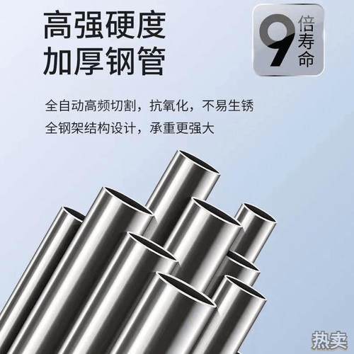 简易布衣柜家用卧室组装出租房用钢管衣橱收纳柜子全钢架结实耐用 - 图3