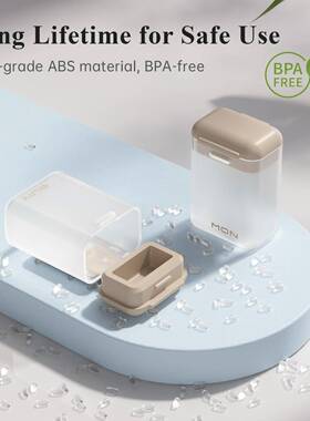 亚马逊新款WeeklyPillOrganizer1TimeaDay磁吸药丸盒子