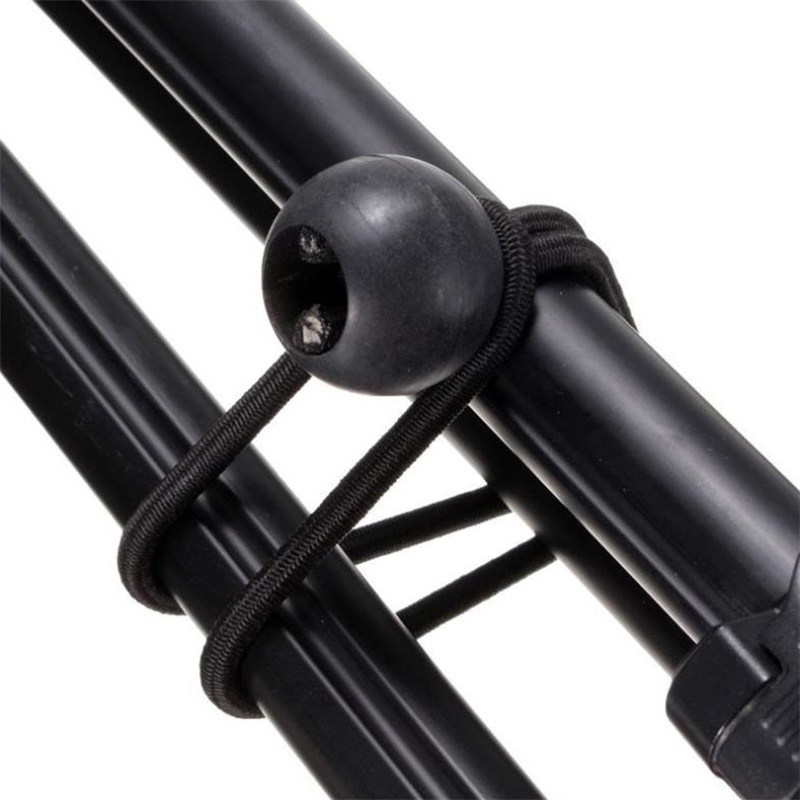 10pcs Hiking Tent Accessories Elastic Rope Ball Bungee Cord - 图0