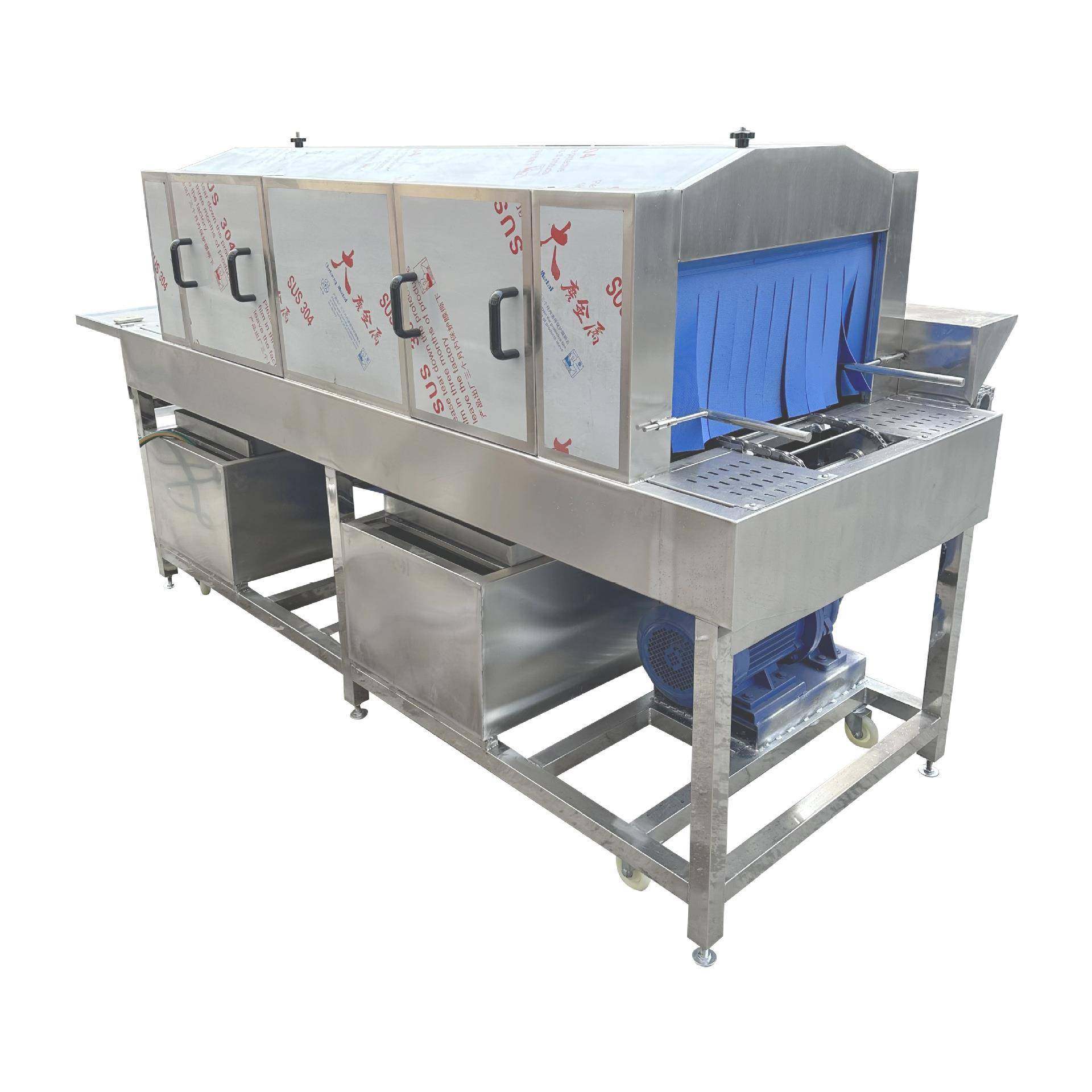 塑料筐清洗机调理品托盘高压清洗设备隧道式热碱水洗筐蒸汽加热,淘宝优惠券,粉丝福利购,淘宝优惠卷