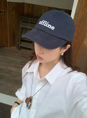 Vloraine弗乐帽社 offline脱机下线 个性白标棒球帽百搭鸭舌帽