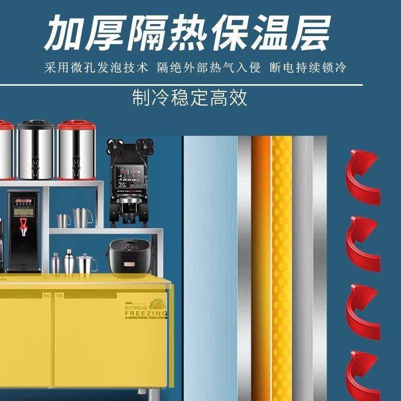 水吧台商用工作水槽雪克操作台冷藏柜饮品机器奶茶店设备全套,淘宝优惠券,粉丝福利购,淘宝优惠卷