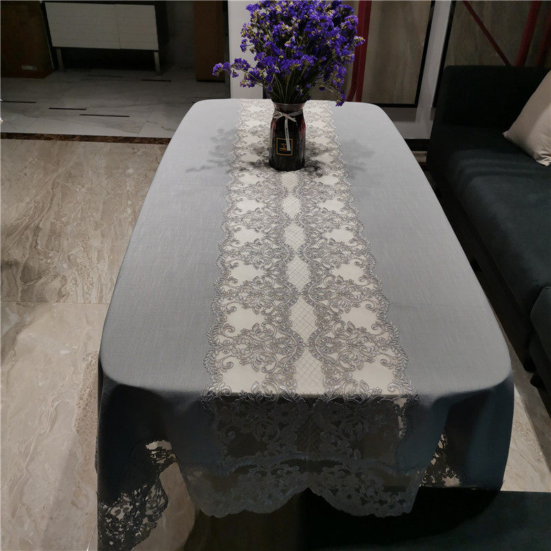 定做桌布台布桌旗圆桌茶几餐桌电视机防尘盖巾欧式U蕾丝奢华防尘,淘宝优惠券,粉丝福利购,淘宝优惠卷