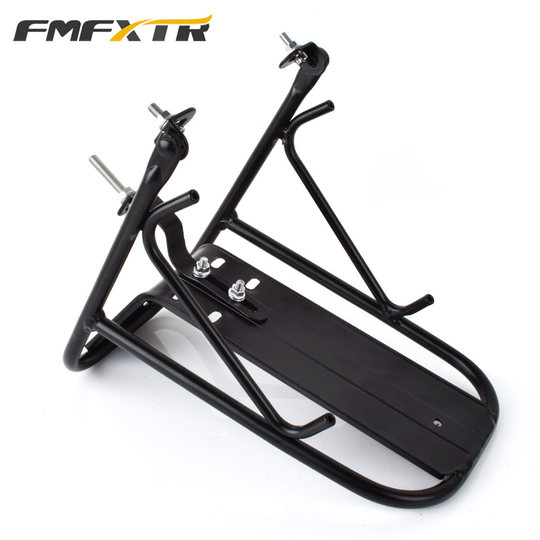 Mountain bike front rack, front fork rack, steel, suitable for all V brakes, Q disc brakes, aluminum alloy support frame