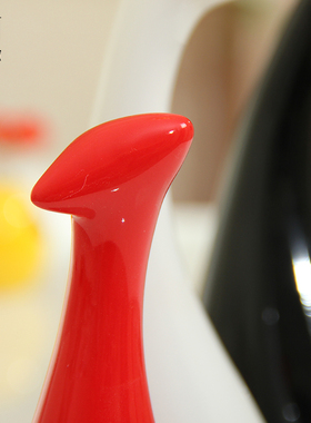 装饰品现代三口之家鹿爱创意客厅卧室电视柜工艺品陶瓷