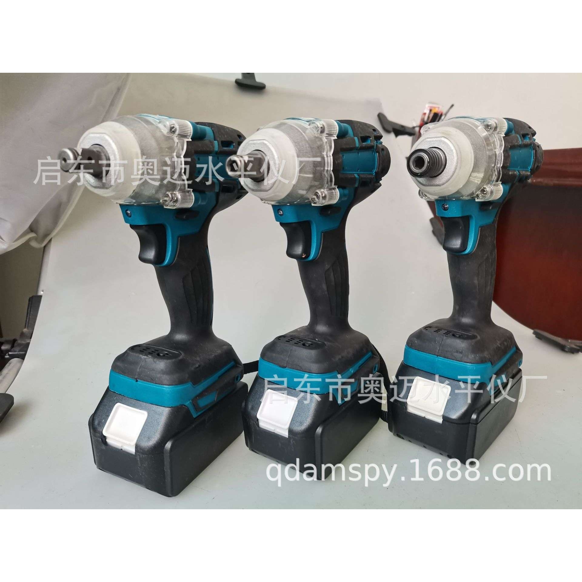 供应锂电充电式电动扳手冲击汽车脚手架子工木两用扳手电动起子 - 图0